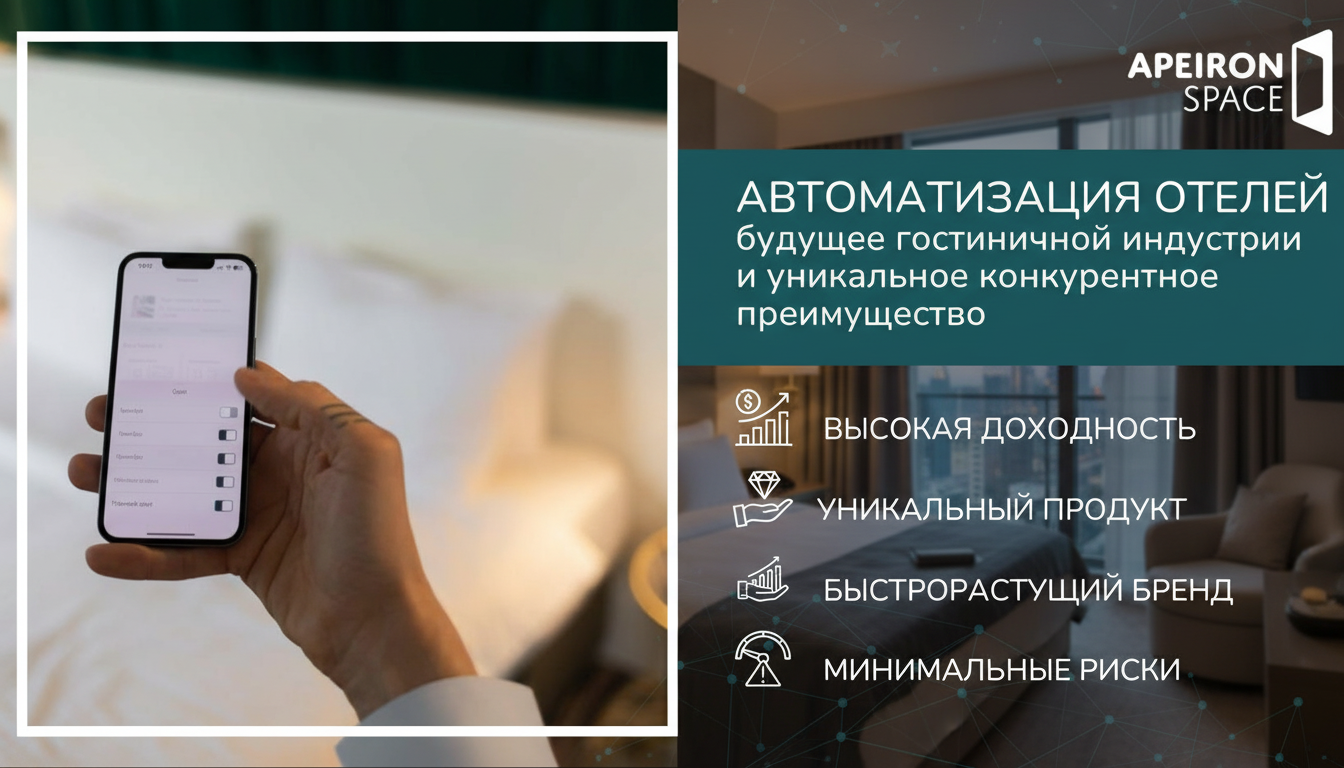 Франшиза сети автоматизированных отелей ApeironSpace