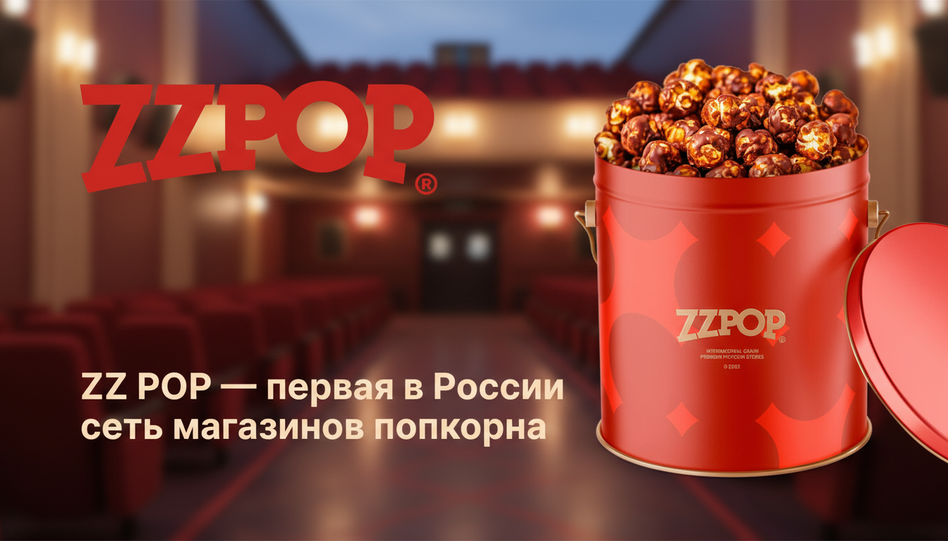 Франшиза магазина попкорна ZZ POP