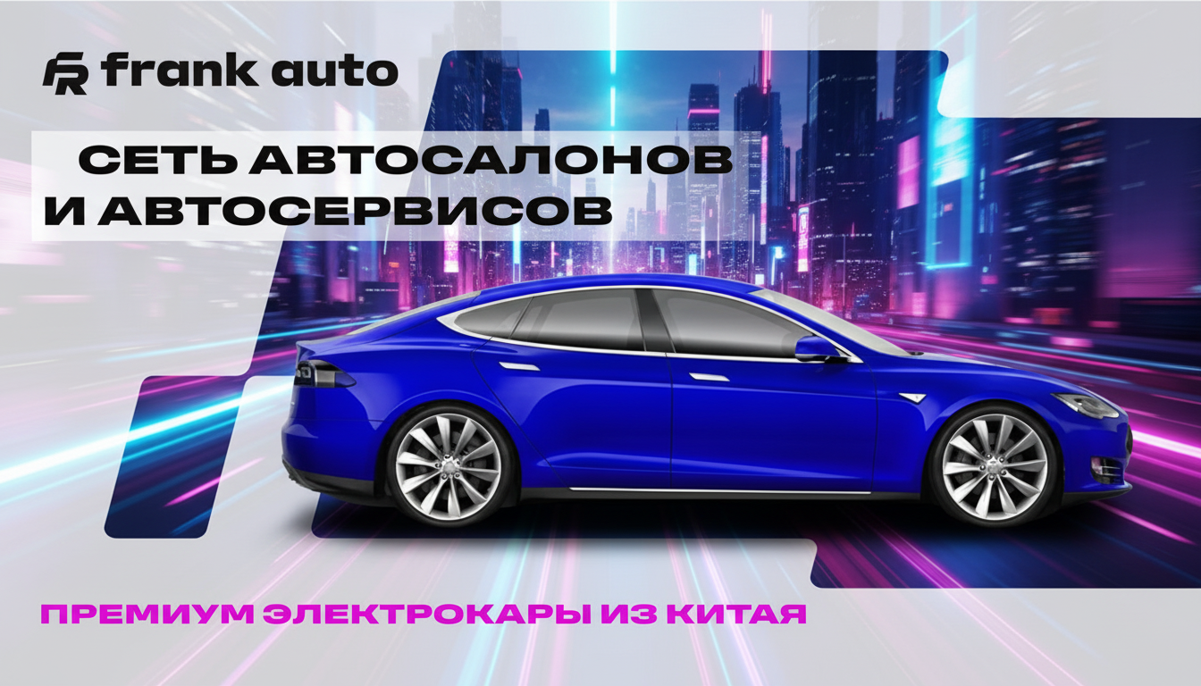 Франшиза автосалона и автосервиса электромобилей FRANK AUTO
