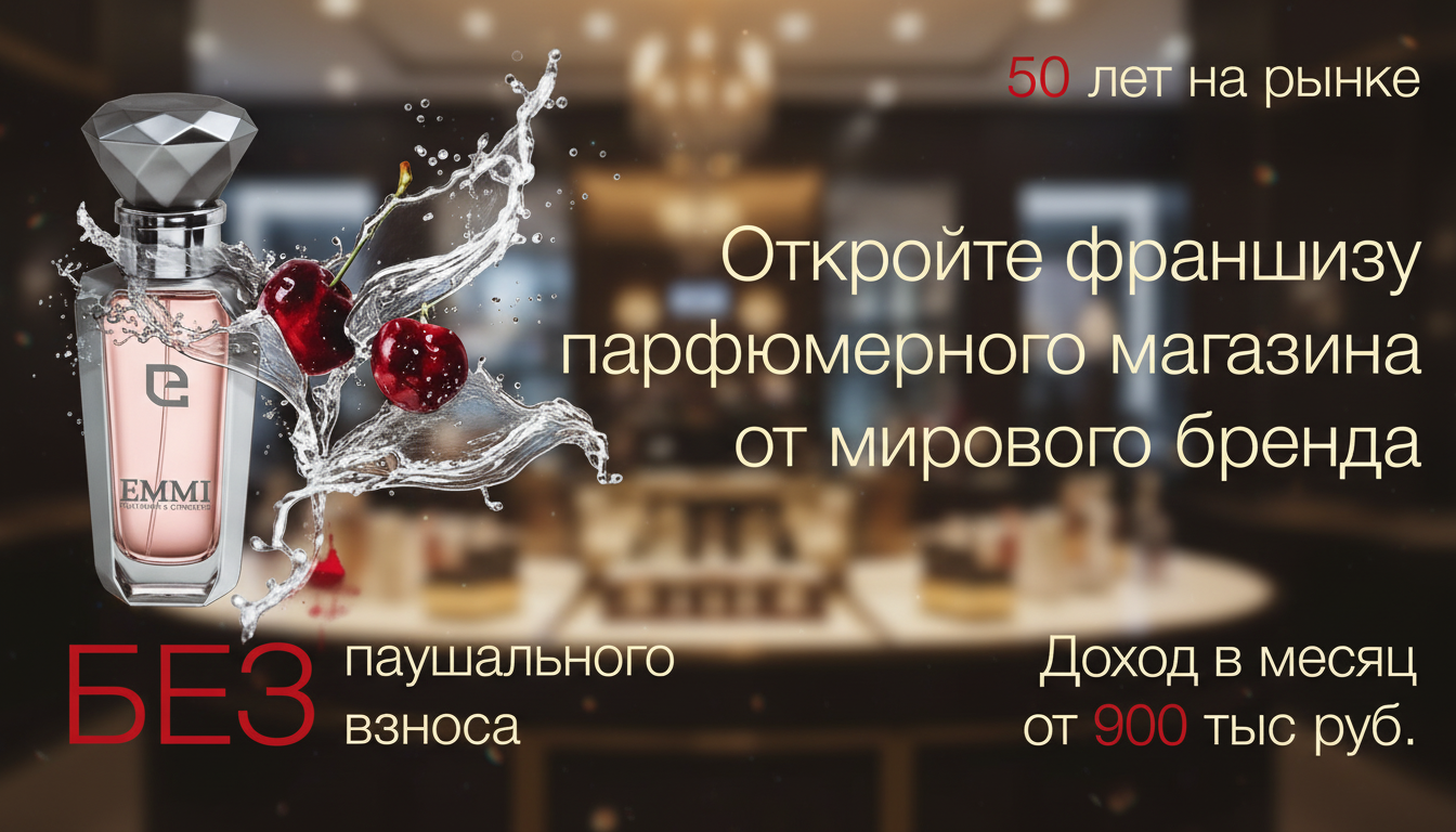 Франшиза фирменных парфюмерных бутиков и островков EMMI