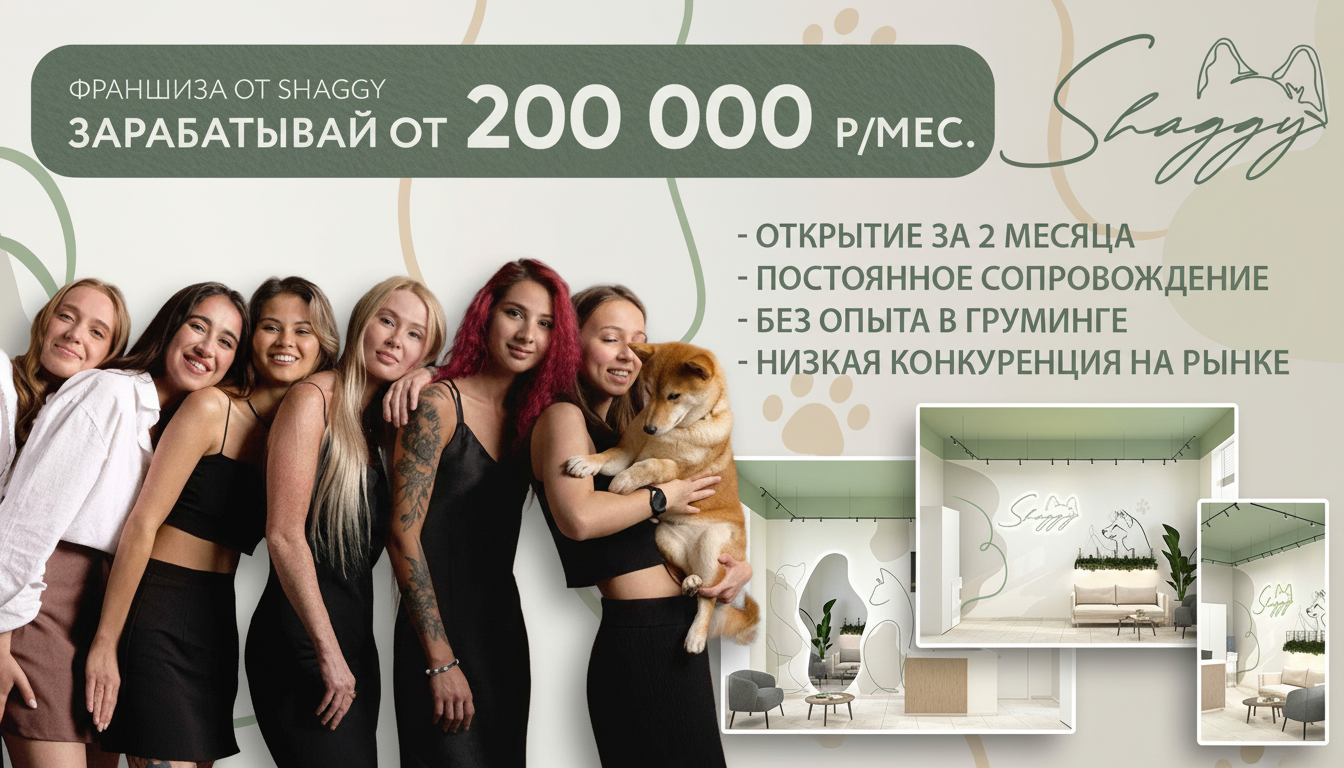 Франшиза груминг-студии Shaggy