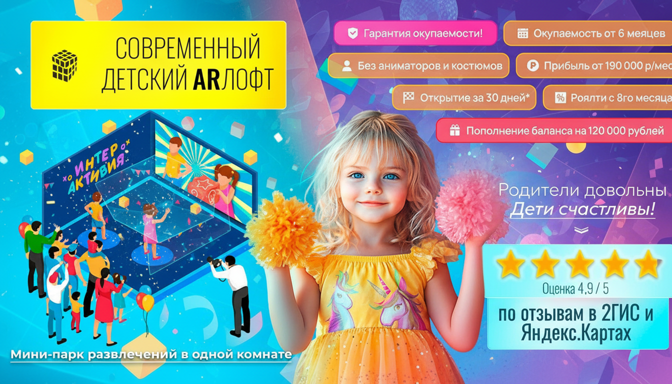 «Интерактивия» — франшиза интерактивных детских праздников и развлечений