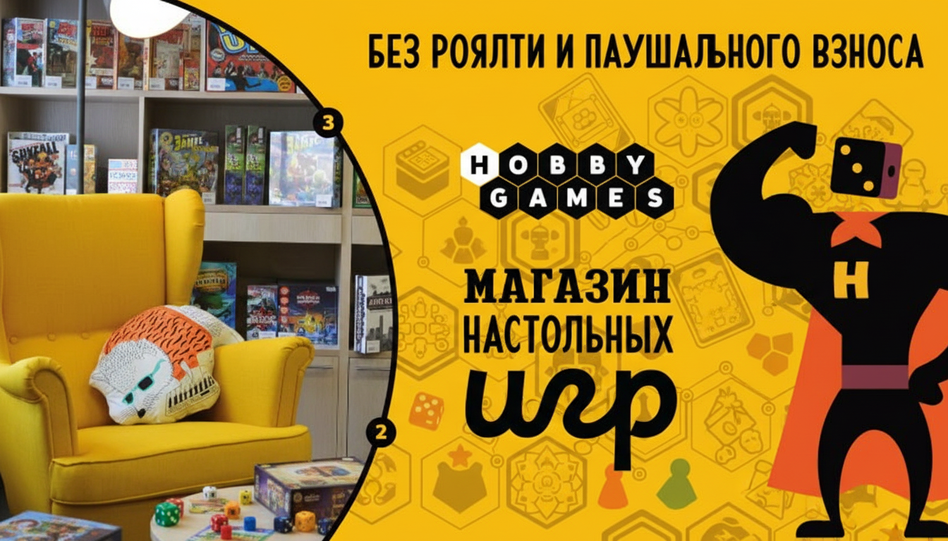 Франшиза Hobby Games — магазин настольных игр