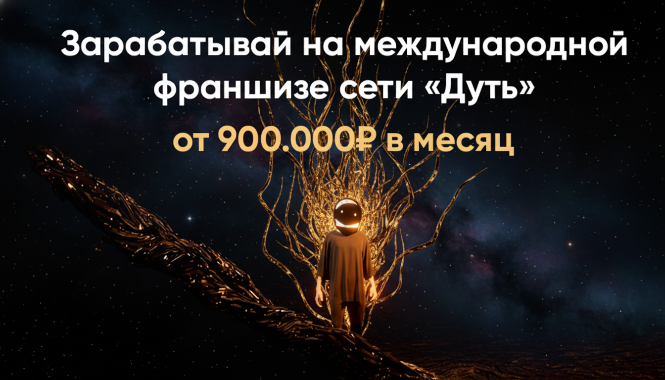 Франшиза международной сети лаунж-пространств «Дуть»