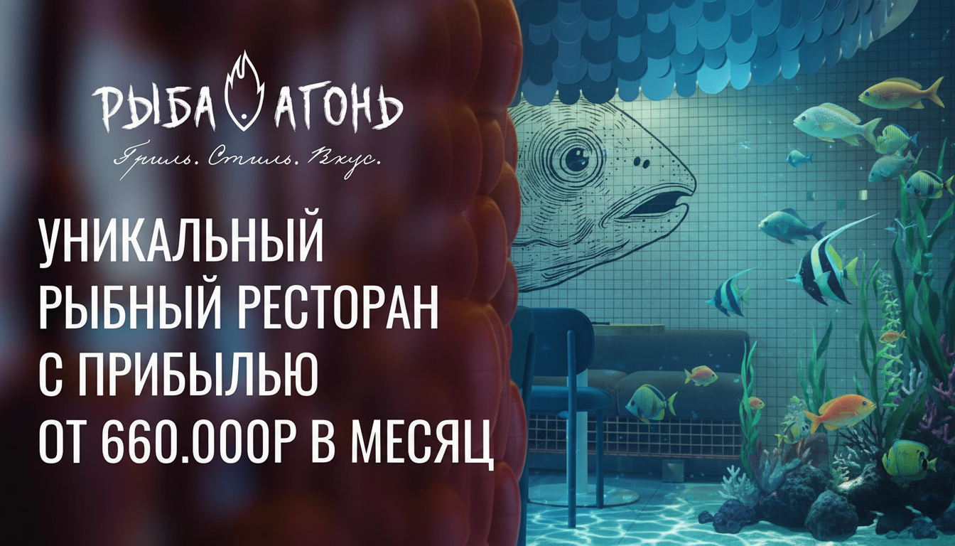 Франшиза рыбного ресторана «РЫБА АГОНЬ»