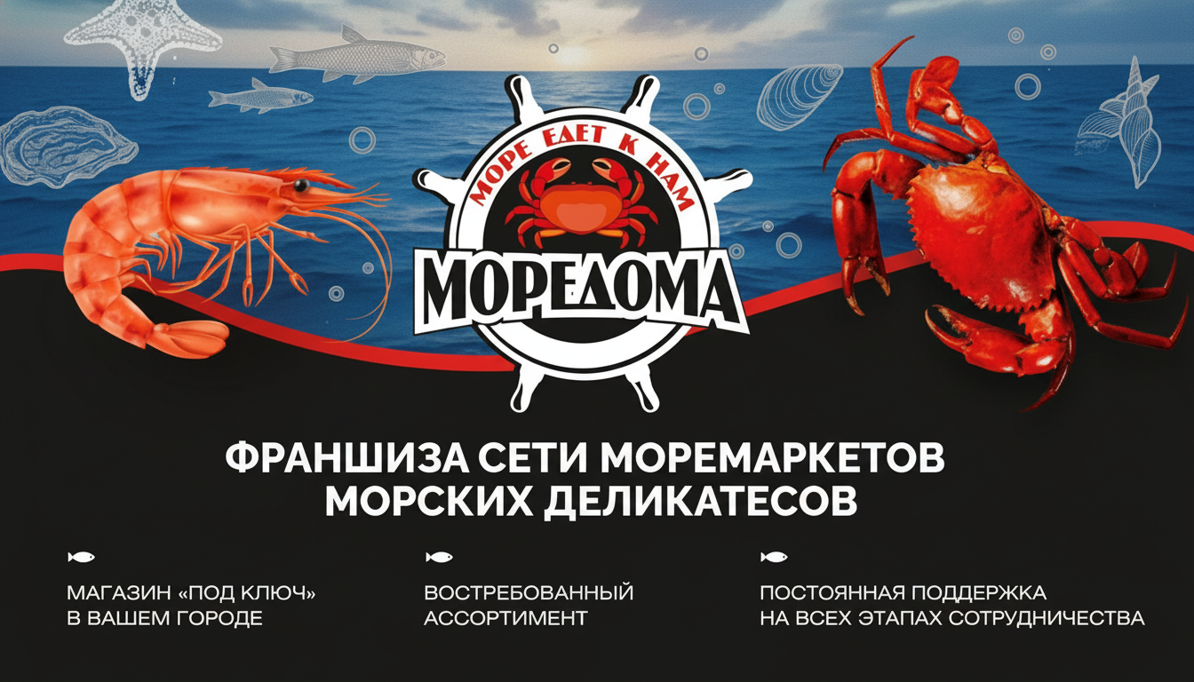 «МОРЕДОМА» — франшиза сети моремаркетов