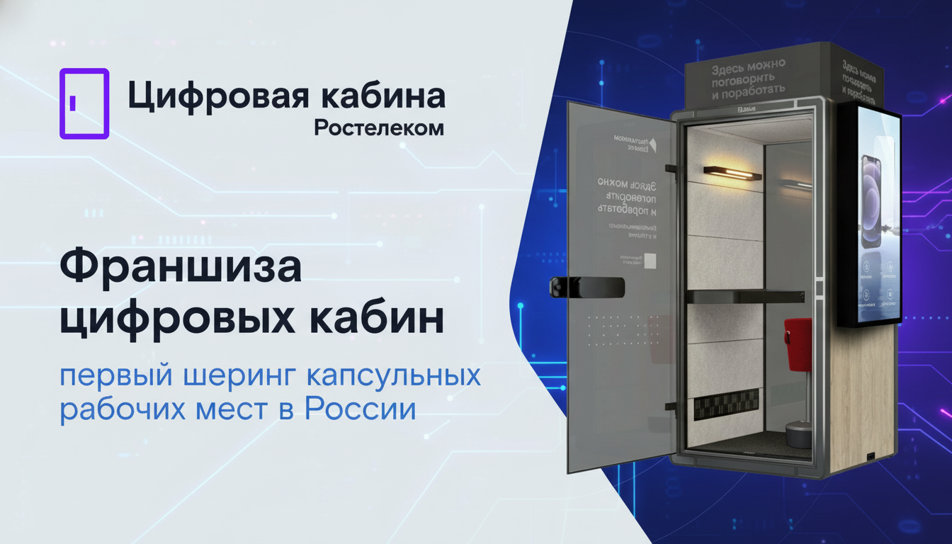 Франшиза шеринга цифровых кабин РТК