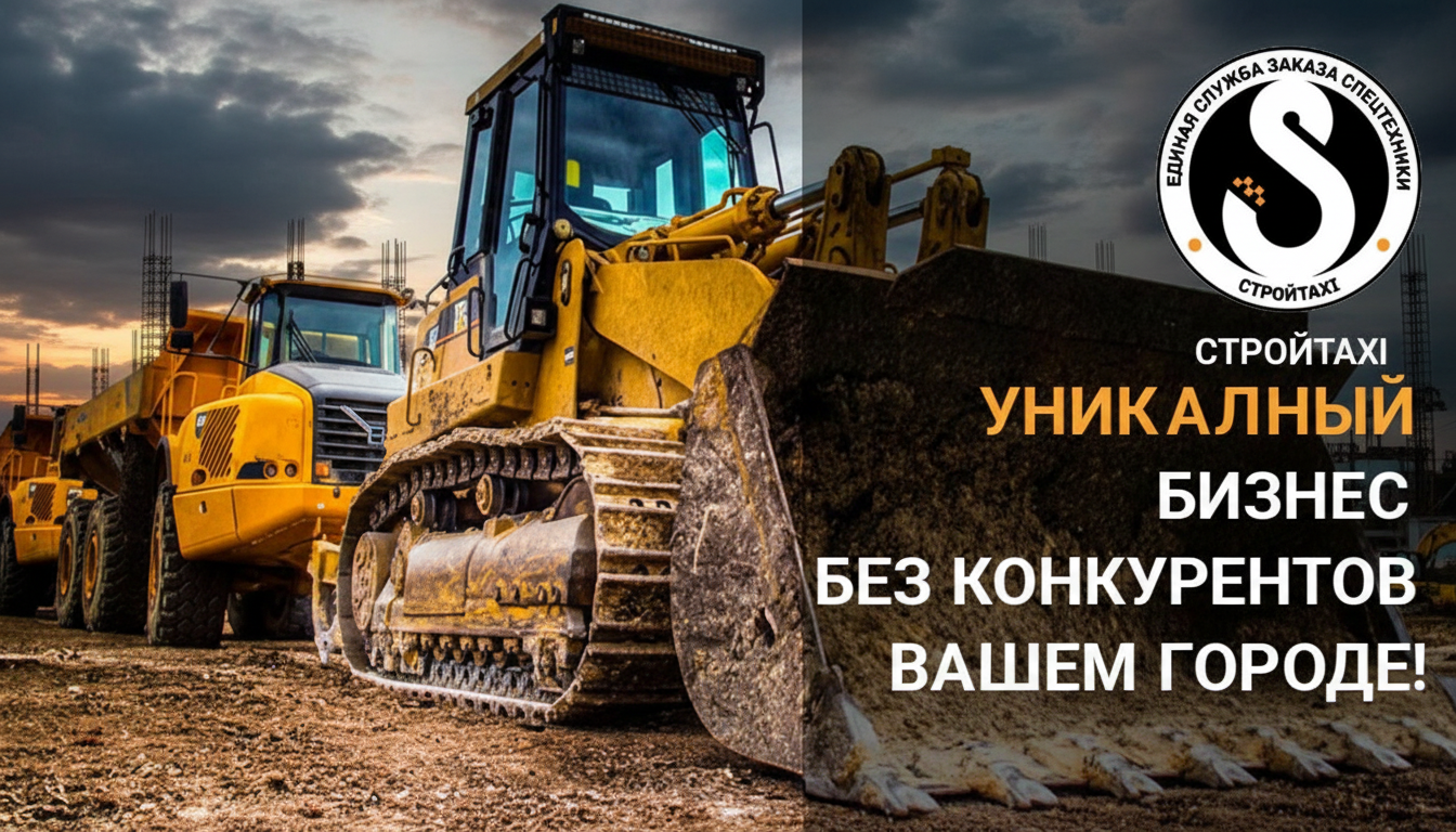 Франшиза СтройТакси — единая служба заказа спецтехники