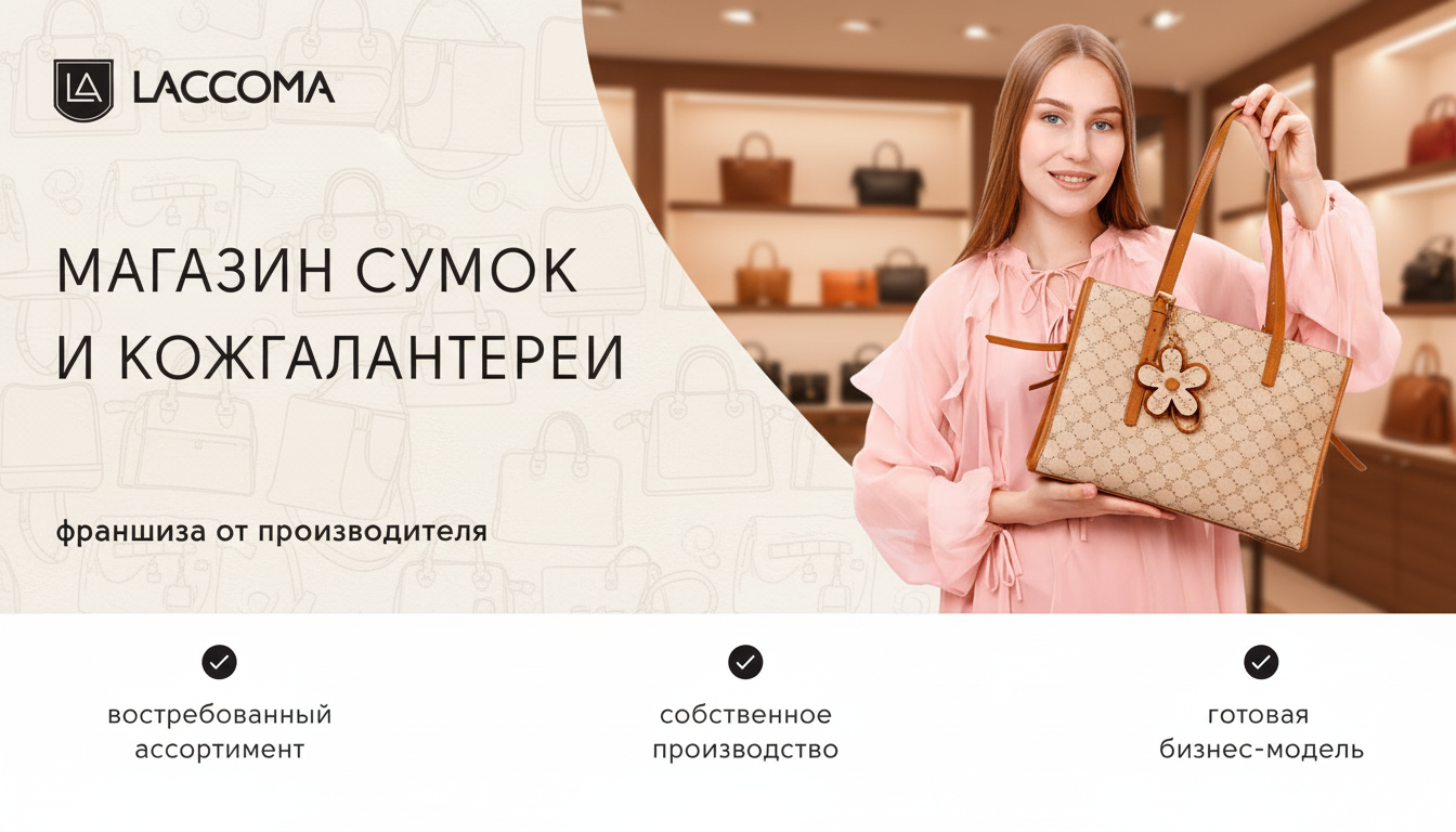 Франшиза магазина сумок и кожгалантереи LACCOMA