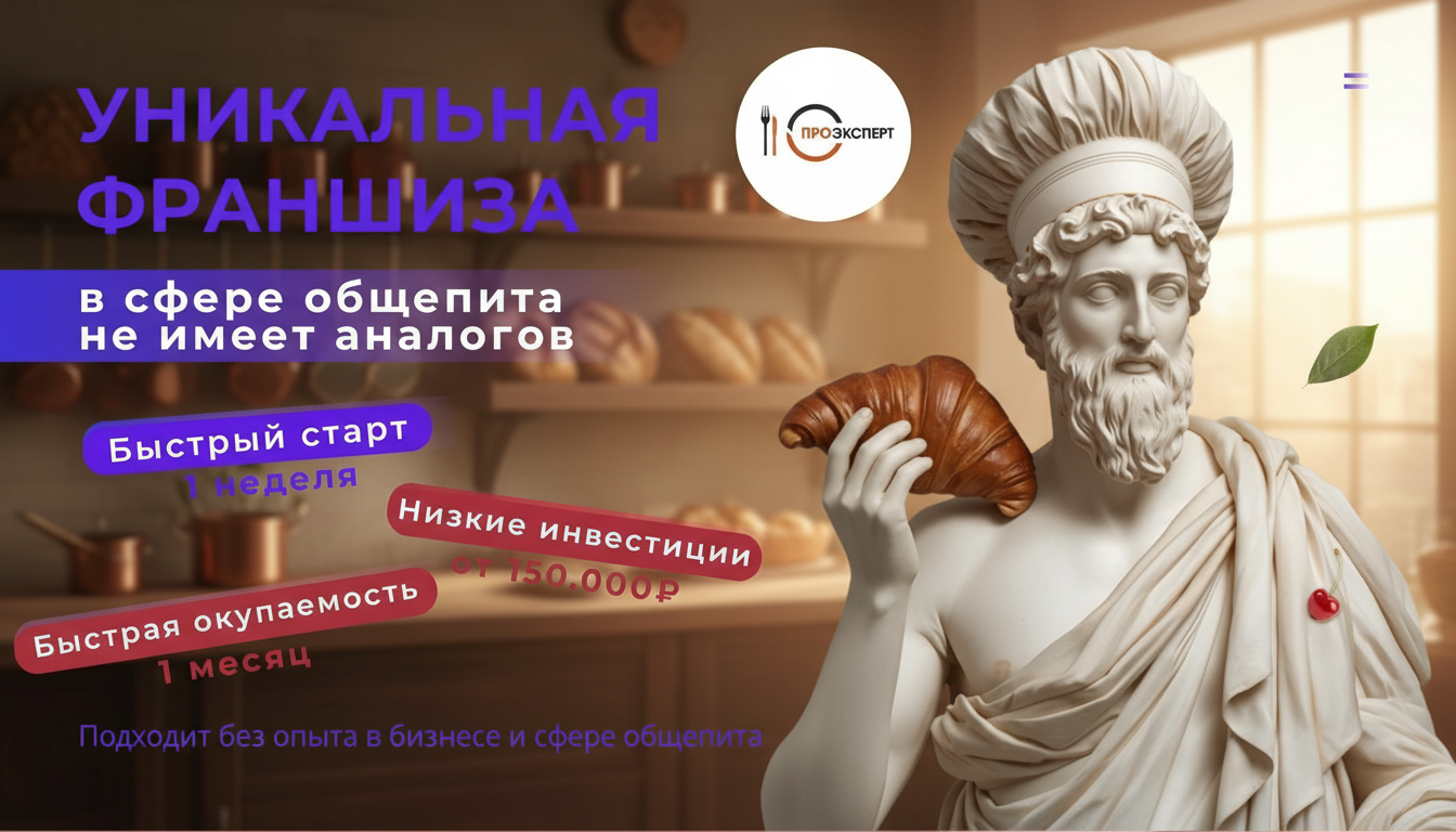 Франшиза в сфере общественного питания «ПРОЭКСПЕРТ»