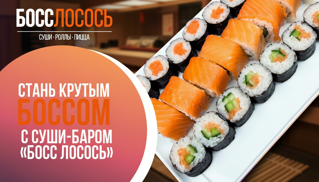 Франшиза «Босс Лосось» — доставка роллов, пиццы и бургеров