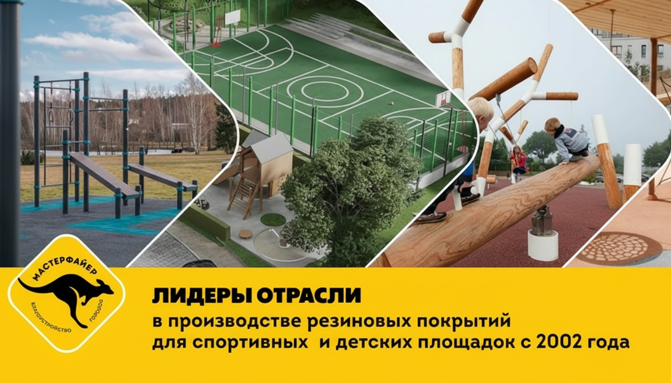 Франшиза Мастерфайбр — производство резиновых покрытий