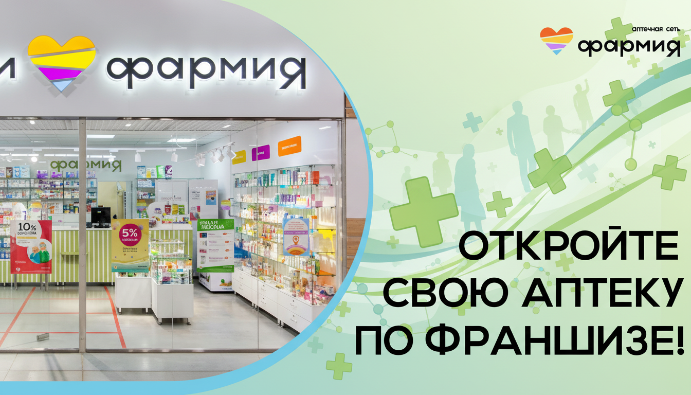 Франшиза аптечной сети «Фармия»
