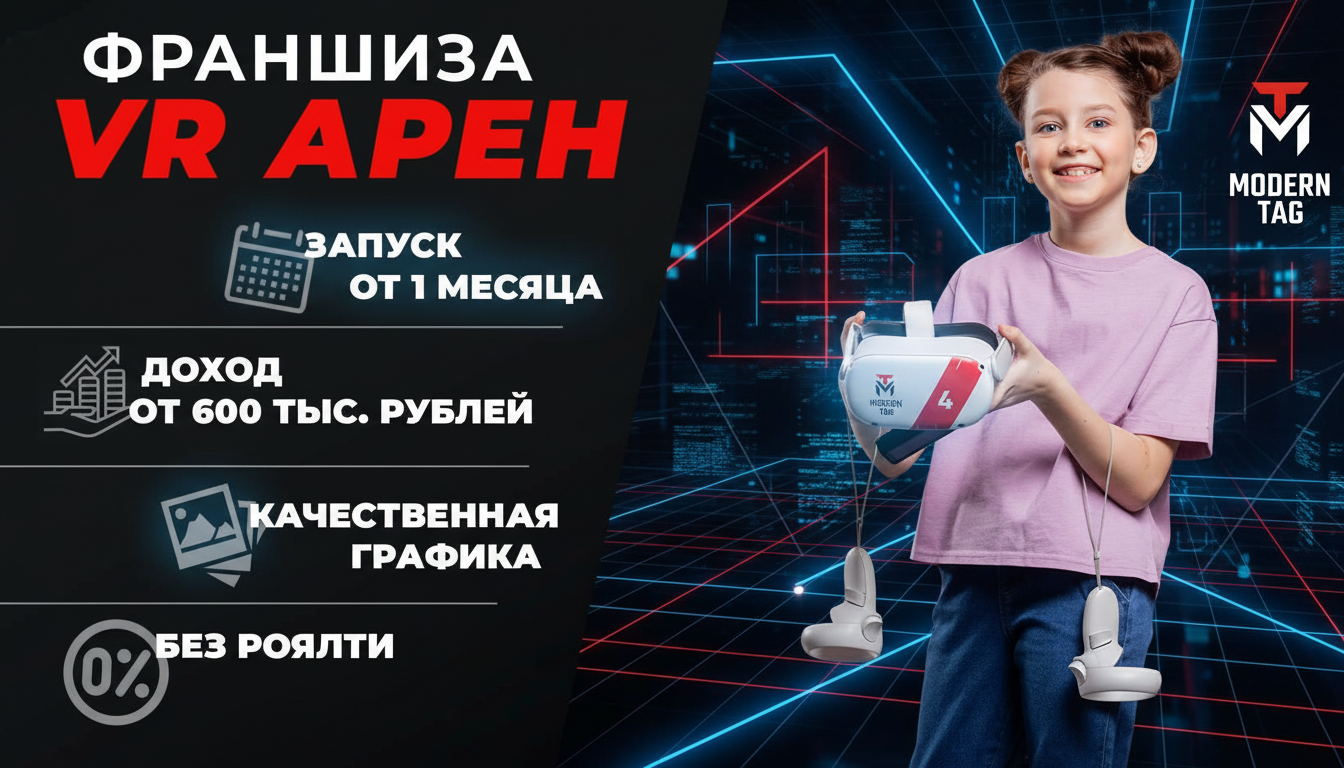 Франшиза арен виртуальной реальности Modern Tag