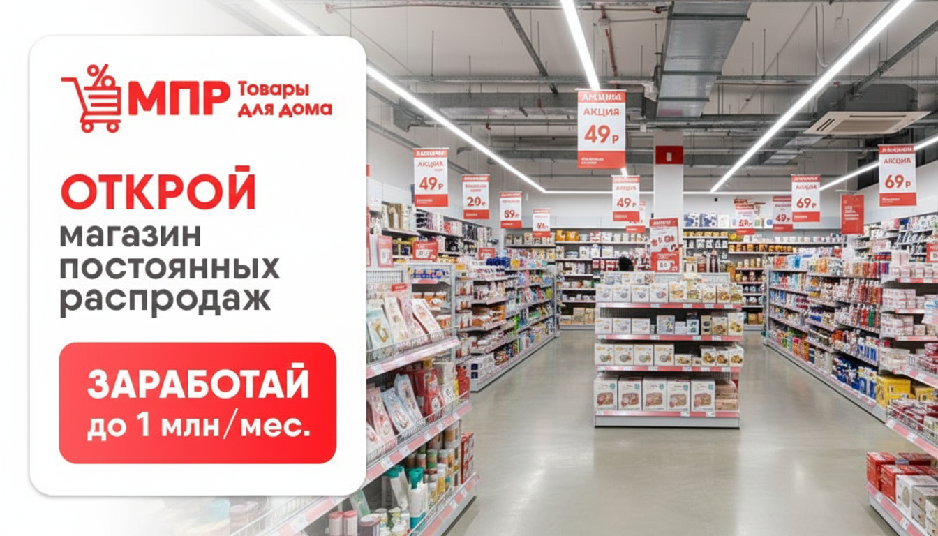 Франшиза магазина товаров для дома «МПР»