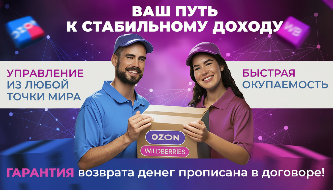 Франшиза «Money Market» — бизнес по продажам товаров на маркетплейсах Wildberries, Ozon, ЯндексMarket