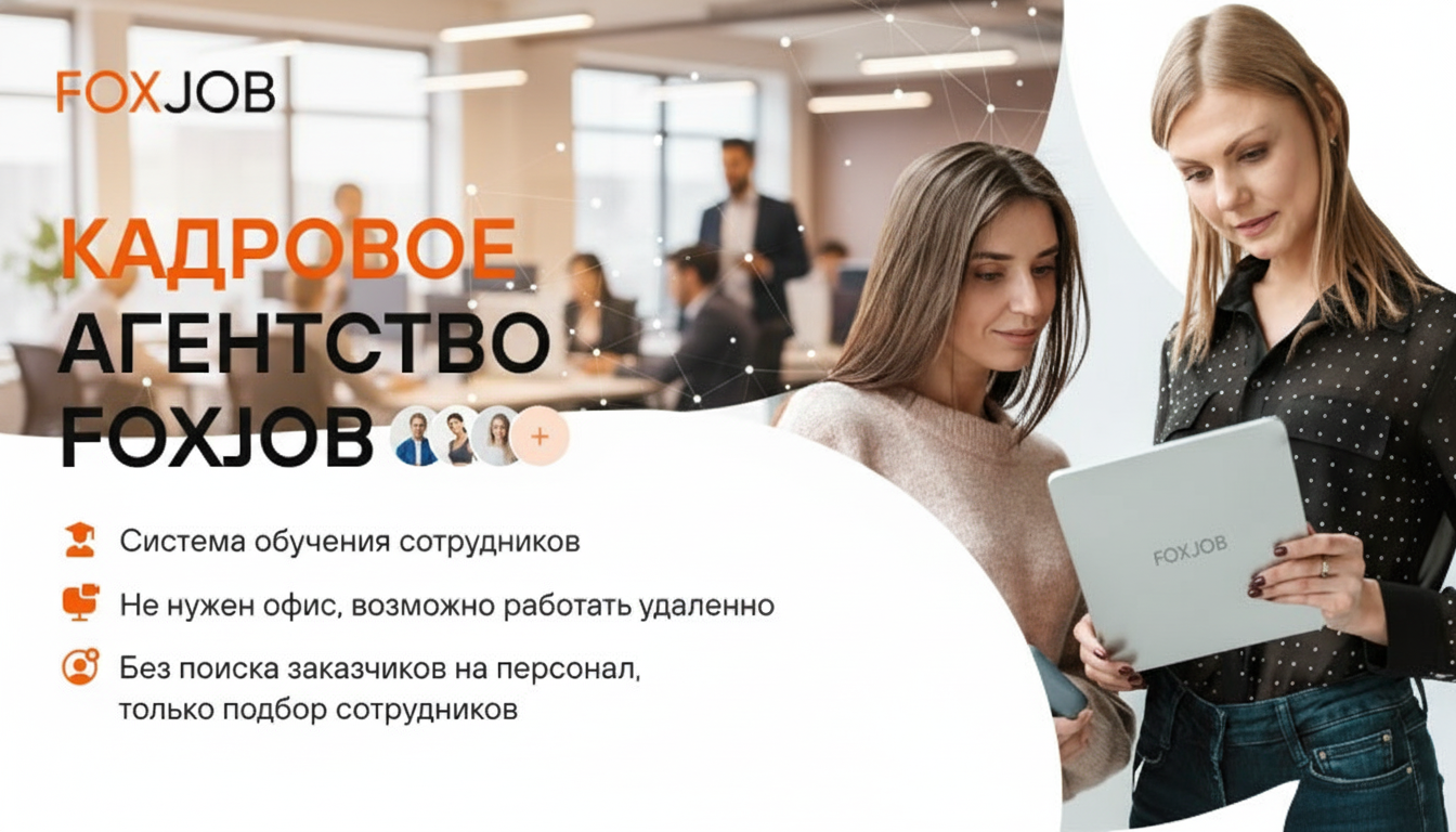 Франшиза агентства по подбору персонала и разработке ИИ-агентов FOXJOB