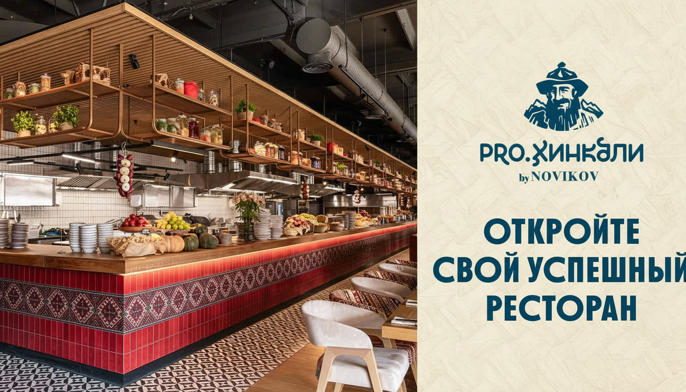 Франшиза ресторана «PRO.Хинкали by NOVIKOV»