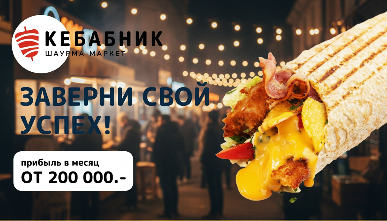 Франшиза шаурма-маркета «КЕБАБНИК»