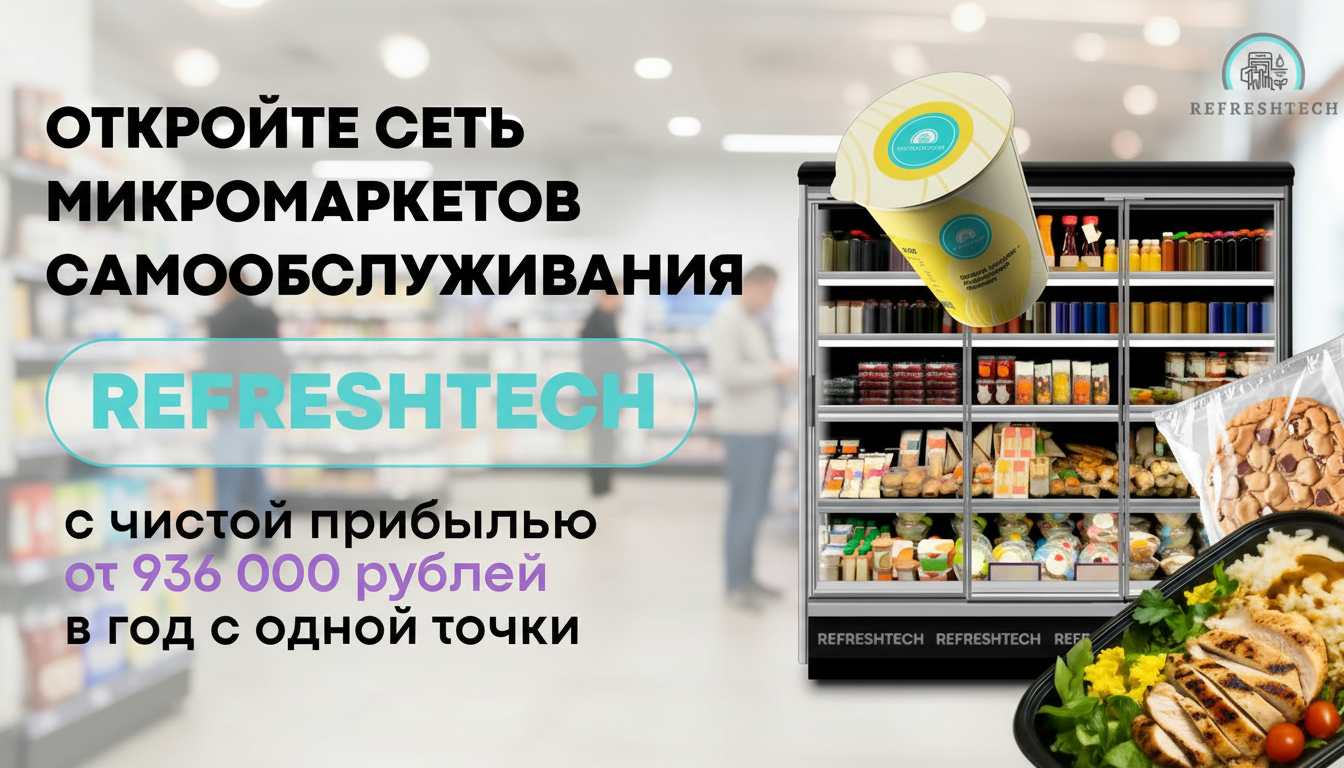 Франшиза готовой еды REFRESHTECH