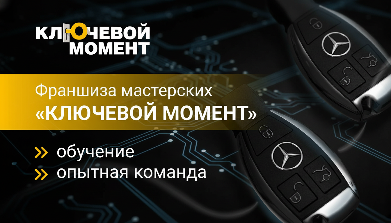 Франшиза мастерских по изготовлению автоключей «Ключевой момент»