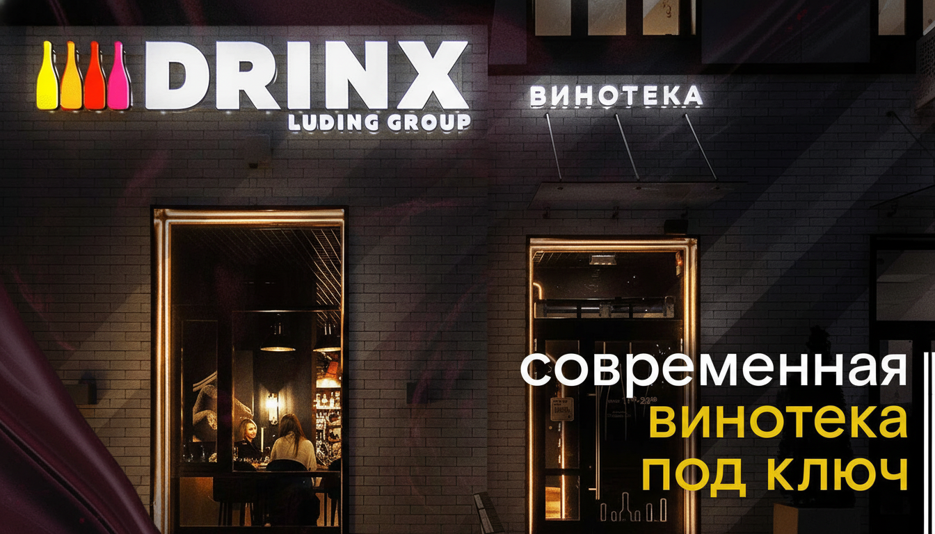 Франшиза сети винотек DRINX