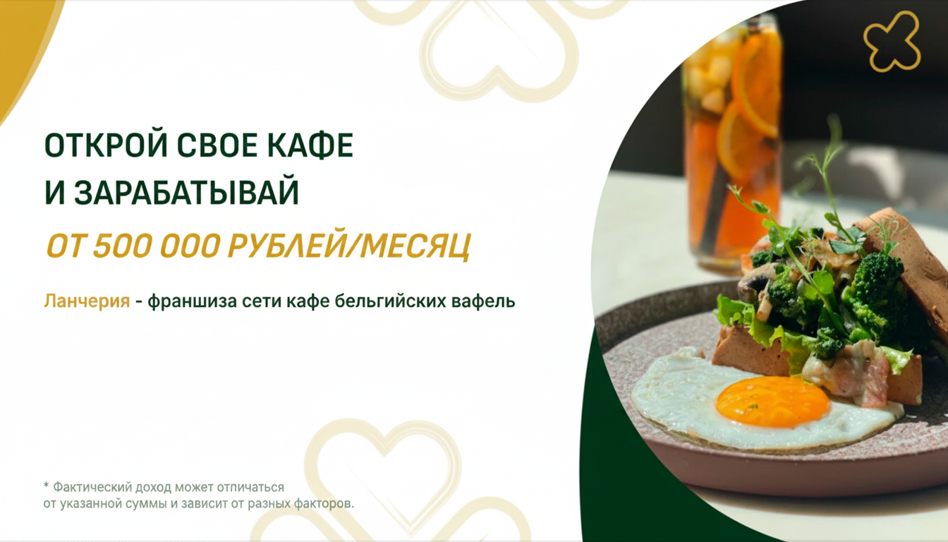 Франшиза бельгийских вафель «Ланчерия»
