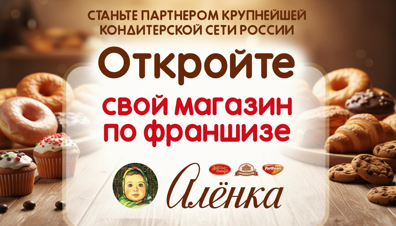 Франшиза кондитерского магазина «Аленка»