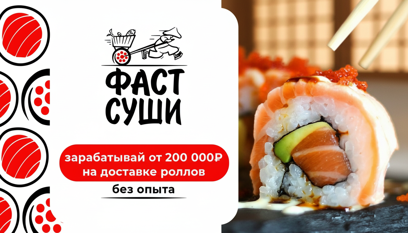 «Фаст Суши» — франшиза доставки суши