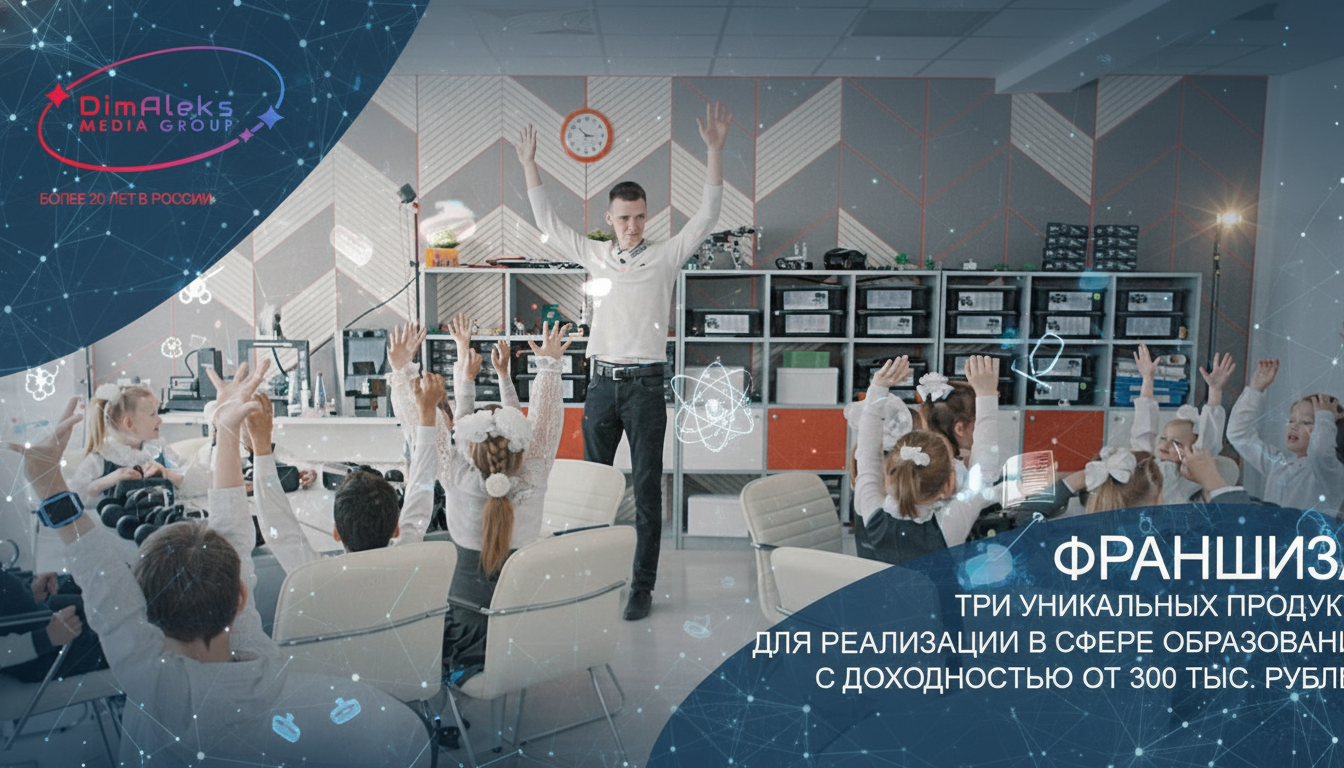 Франшиза обучающих и развлекательных программ для детей DimAleks Media Group