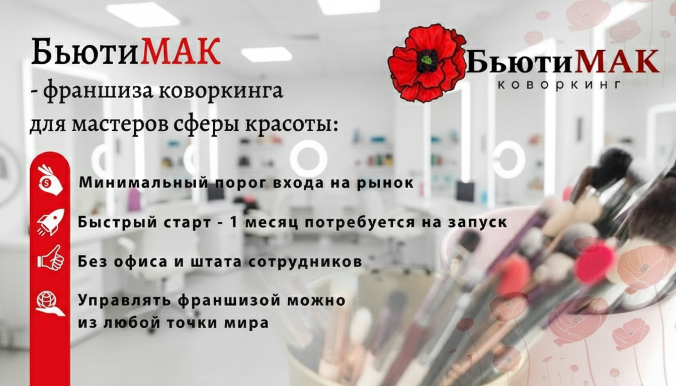 «БьютиМАК» — франшиза бьюти-коворкинга