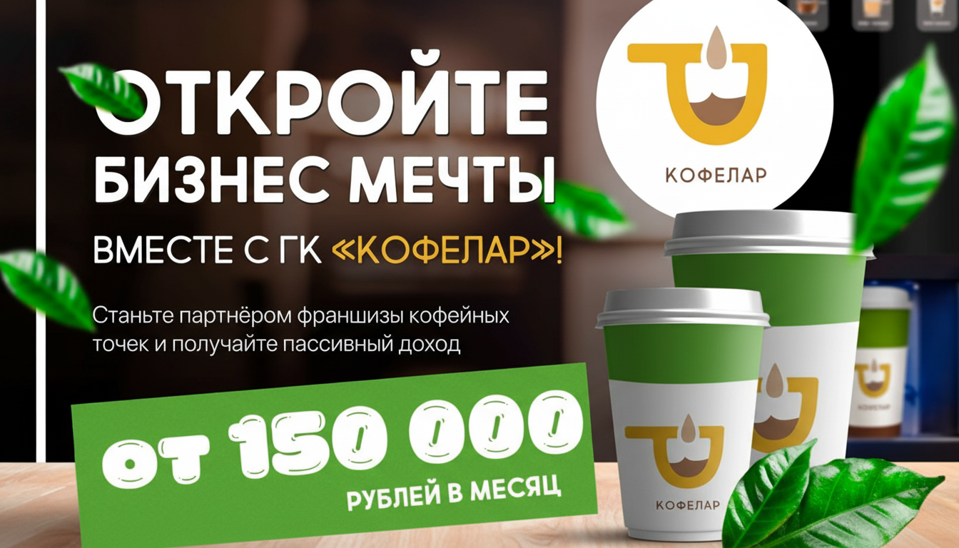 Франшиза кофе-точек «Кофелар»