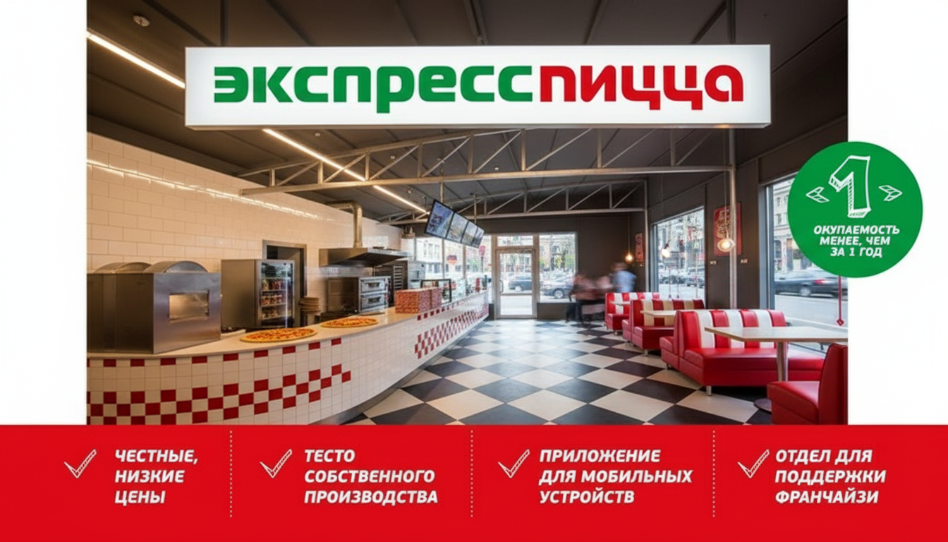 Франшиза сети пиццерий «ЭКСПРЕССПИЦЦА»