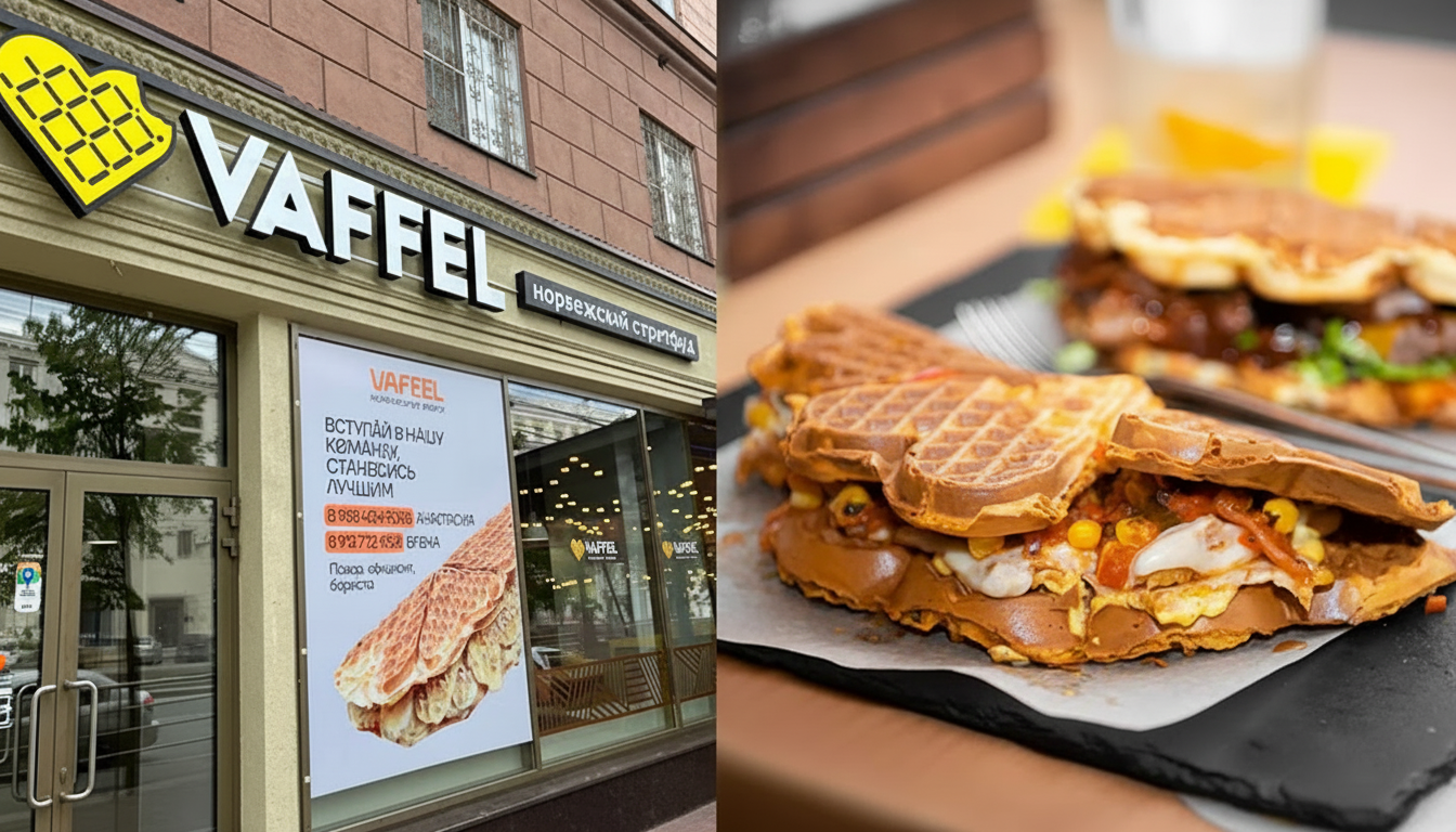 Франшиза Vaffel — норвежские вафли, кофе и бабл ти