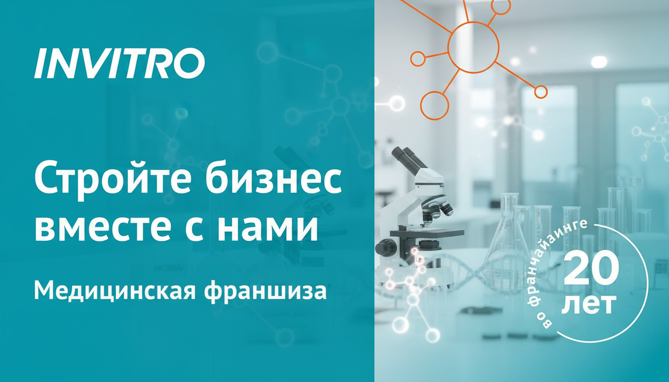 Франшиза INVITRO — лабораторная диагностика