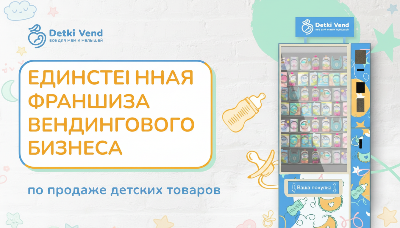 Франшиза детского вендинга «Detki Vend»