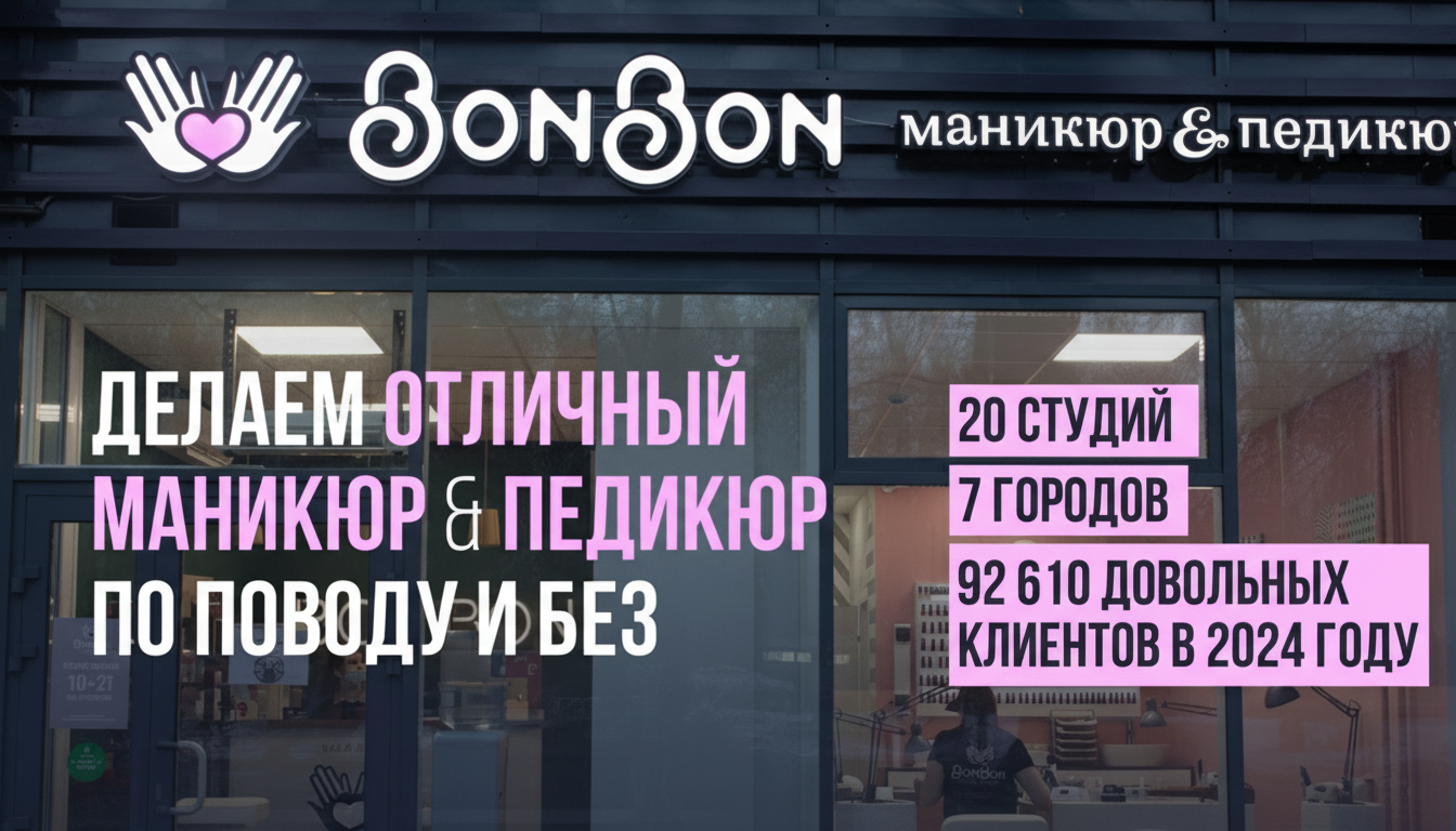 Франшиза BonBon — студия маникюра и педикюра