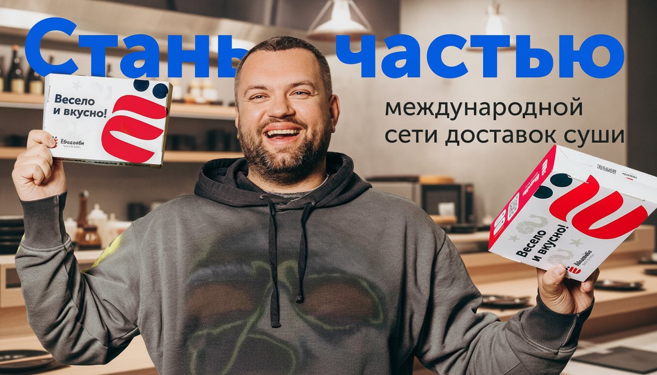 Франшиза доставки суши и роллов «Ёбидоёби»