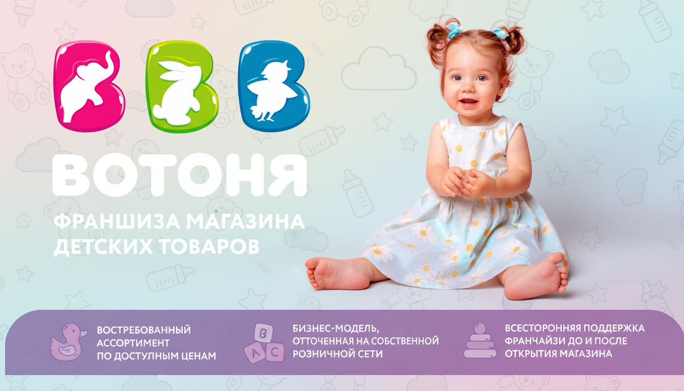 Франшиза магазина детских товаров «Вотоня»