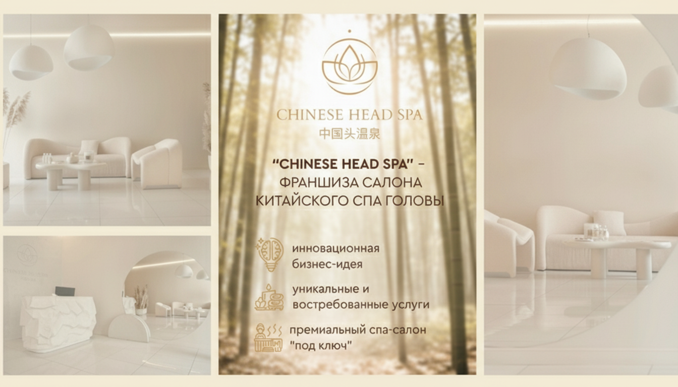 CHINESE HEAD SPA — франшиза салона китайского спа головы