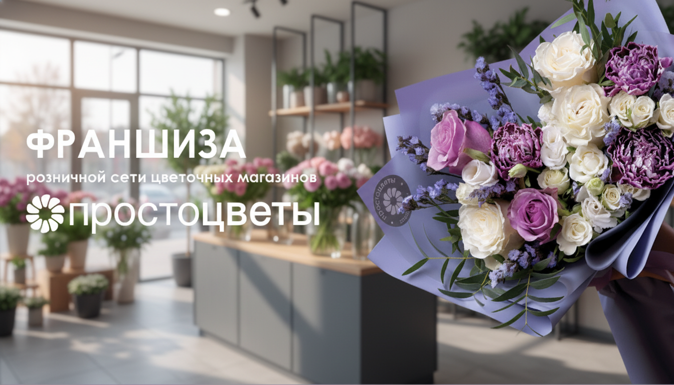 Франшиза цветочного магазина «ПРОСТОЦВЕТЫ»