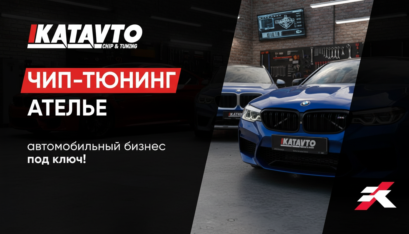 Франшиза федеральной сети чип-тюнинг ателье и модернизации выхлопа KATAVTO
